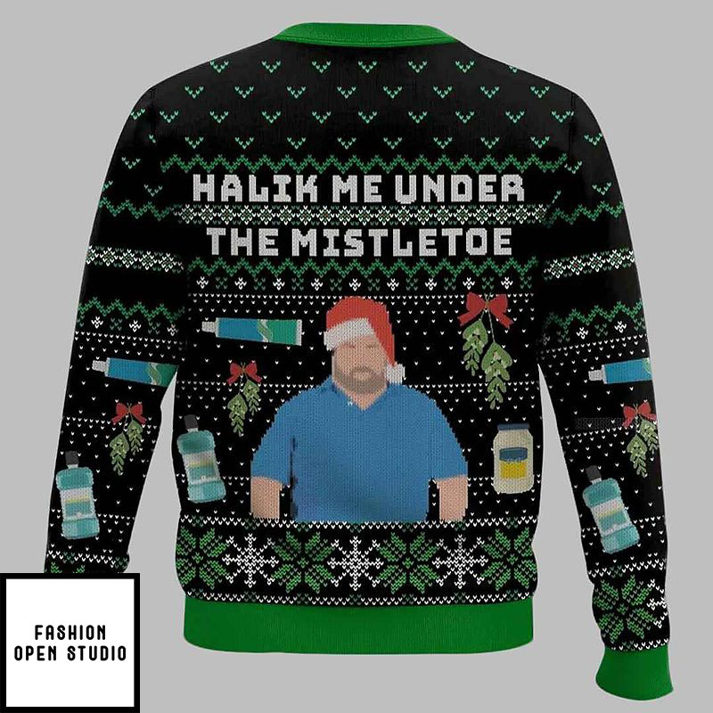 90 Day Fiance Big Ed Halik Me Under The Mistletoe Ugly Christmas Sweater