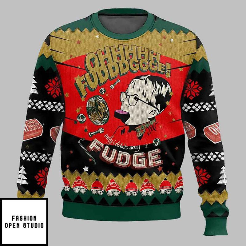 A Christmas Story Fudge Ohh Fudge Ugly Christmas Sweater