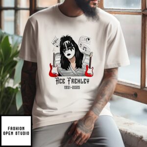 Ace Frehley Rock 1951 2025 Thank You T-Shirt