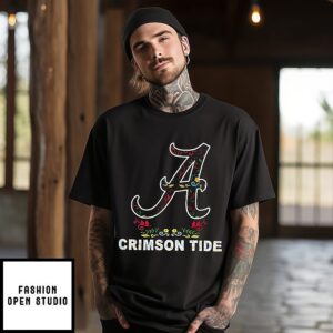 Alabama Crimson Tide Football Dia De Los Muertos T-Shirt