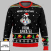Aliens Merry Christmas From Area 51 Ugly Christmas Sweater