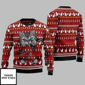 All I Need For Christmas Is Cats Ugly Christmas Sweater