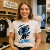 Amon-Ra St Brown And Jahmyr Gibbs Detroit Lions Football Celebration Scratch T-Shirt