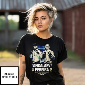 Ankalaev Vs Pereira 2 Ufc 320 World Light Heavuweight Championship Retro T-Shirt