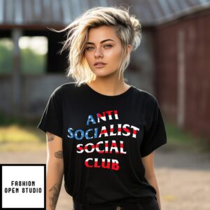 Anti Socialist Social Club American Flag T-Shirt