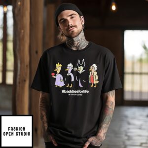 Baddies For Life I’m With The Villains Duck T-Shirt