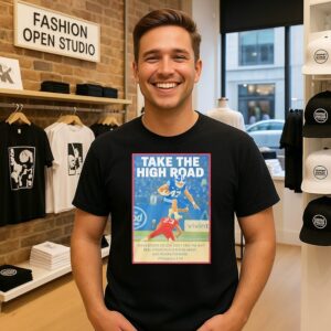 Bear Bachmeier Take The High Road When Others Go Low Philippians 3 14 Byu Cougars T-Shirt