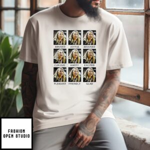 Becky Hammon Amused Joyful Aroused Curious Happy Excited T-Shirt