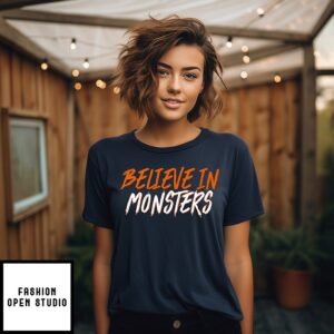 Believe In Monsters Chicago Bears T-Shirt