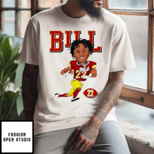 Bill Jacory Croskey-Merritt Washington Commanders Cartoon T-Shirt