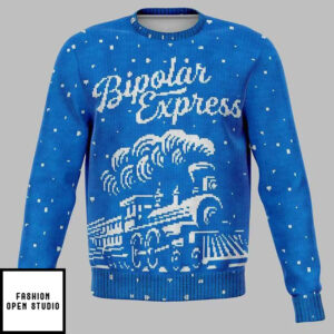 Bipolar Express Ugly Christmas Sweater