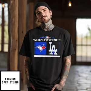 Blue Jays Vs Dodgers 2025 World Series Matchup T-Shirt