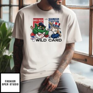 Boston Red Sox Vs New York Yankees 2025 Al Wild Card Mascot T-Shirt