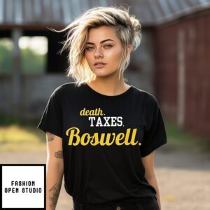 Boswell Guaran Pittsburgh Football Death Taxes Boswell T-Shirt