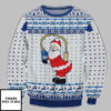 Bud Light Santa Ugly Christmas Sweater