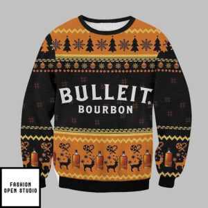 Bulleit Bourbon Ugly Christmas Sweater