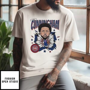 Cade Cunningham Detroit Pistons Caricature T-Shirt