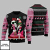 Candy Cane Flamingo 3d All Over Printed Ugly Christmas Sweater