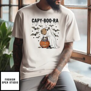 Capy Boo Ra Pumpkin Halloween 2025 T-Shirt