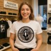 Cat Hang In There Baby A Better World Is Coming Logo T-Shirt