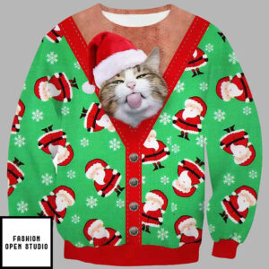 Cat Meme Christmas Ugly Sweater
