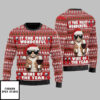 Cat With Wine Glass Ugly Christmas Sweater