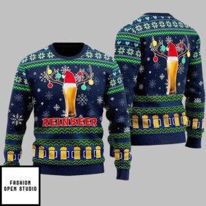 Christmas Beer Reindeer Ugly Christmas Sweater