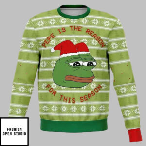 Christmas Sad Pepe The Frog Meme Ugly Christmas Sweater