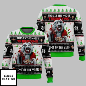 Christmas Terrifier Santa Ugly Christmas Sweater