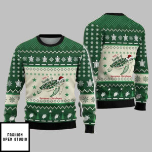 Christmas Turtle Ugly Christmas Sweater