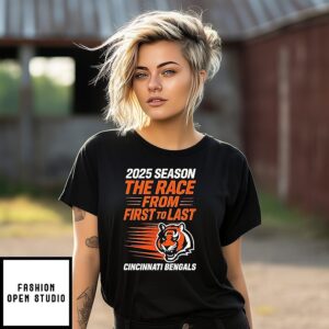 Cincinnati Bengals The Race From First To Last 2025 Season T-Shirt
