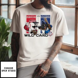 Cincinnati Reds Vs Los Angeles Dodgers 2025 Mlb Wild Card Matchup Mascot T-Shirt