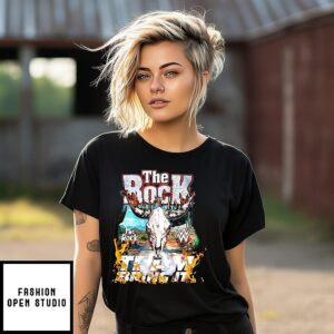 Complex Black The Rock Boxy Bring It Wwe Graphic T-Shirt