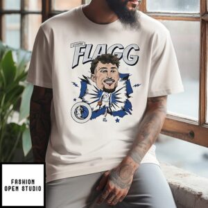 Cooper Flagg Dallas Mavericks Caricature T-Shirt