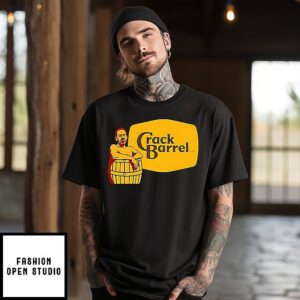 Cracker Barrel Hunter Biden Smoking Logo T-Shirt