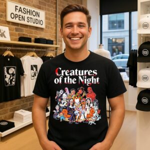 Creatures Of The Night Horror Film Character Halloween T-Shirt
