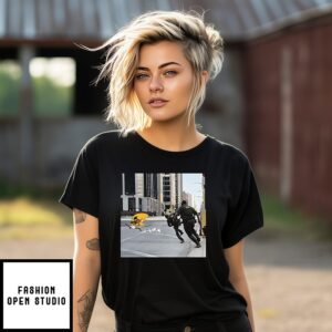 Cyclist Taunting Ice Agents T-Shirt