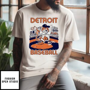 Detroit Baseball Mascot Eat’ Em Up T-Shirt