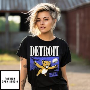 Detroit Lions X Nirvana Smells Like Team Spirit T-Shirt