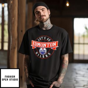 Edmonton Oilers Let’s Go Oilers Honor Circle T-Shirt