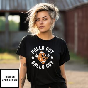 Falls Out Balls Out Football T-Shirt