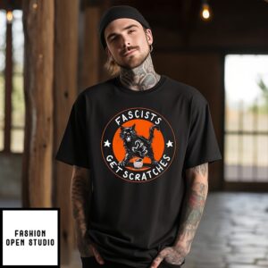Fascits Get Scratches Black Cat T-Shirt