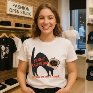 Fight Fascism Or We’re All Toast T-Shirt