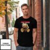 Freedom Defiant Santa Claus Middle Finger Christmas T-Shirt