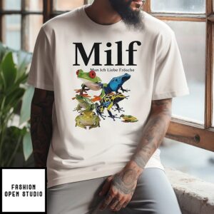 Frog Milf Man Ich Liebe Frösche Graphic T-Shirt