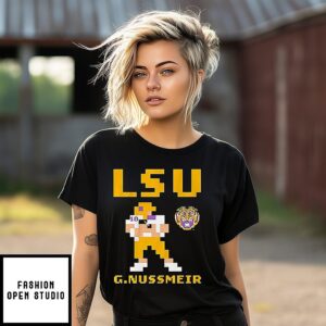 Garrett Nussmeier Lsu Tigers Football Retro Baller T-Shirt