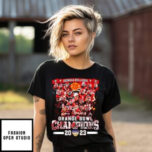 Georgia Bulldogs 2025 Orange Bowl Champions T-Shirt