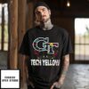 Georgia Tech Yellow Jackets Football Dia De Los Muertos T-Shirt