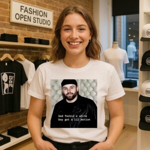God Forbid A White Boy Get A Lil Motion Baker Mayfield Photo T-Shirt