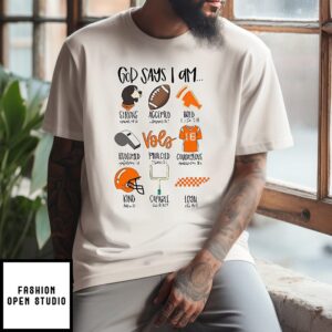 God Says I Am Tennessee Vols T-Shirt